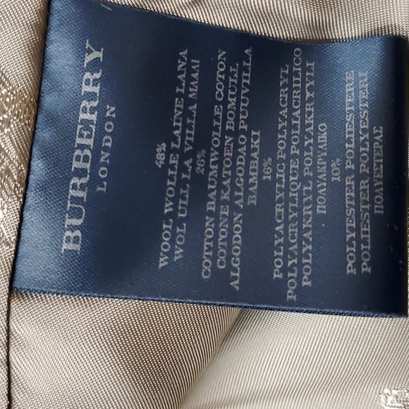 Burberry womens jacket size 4 - Picture 7 of 8